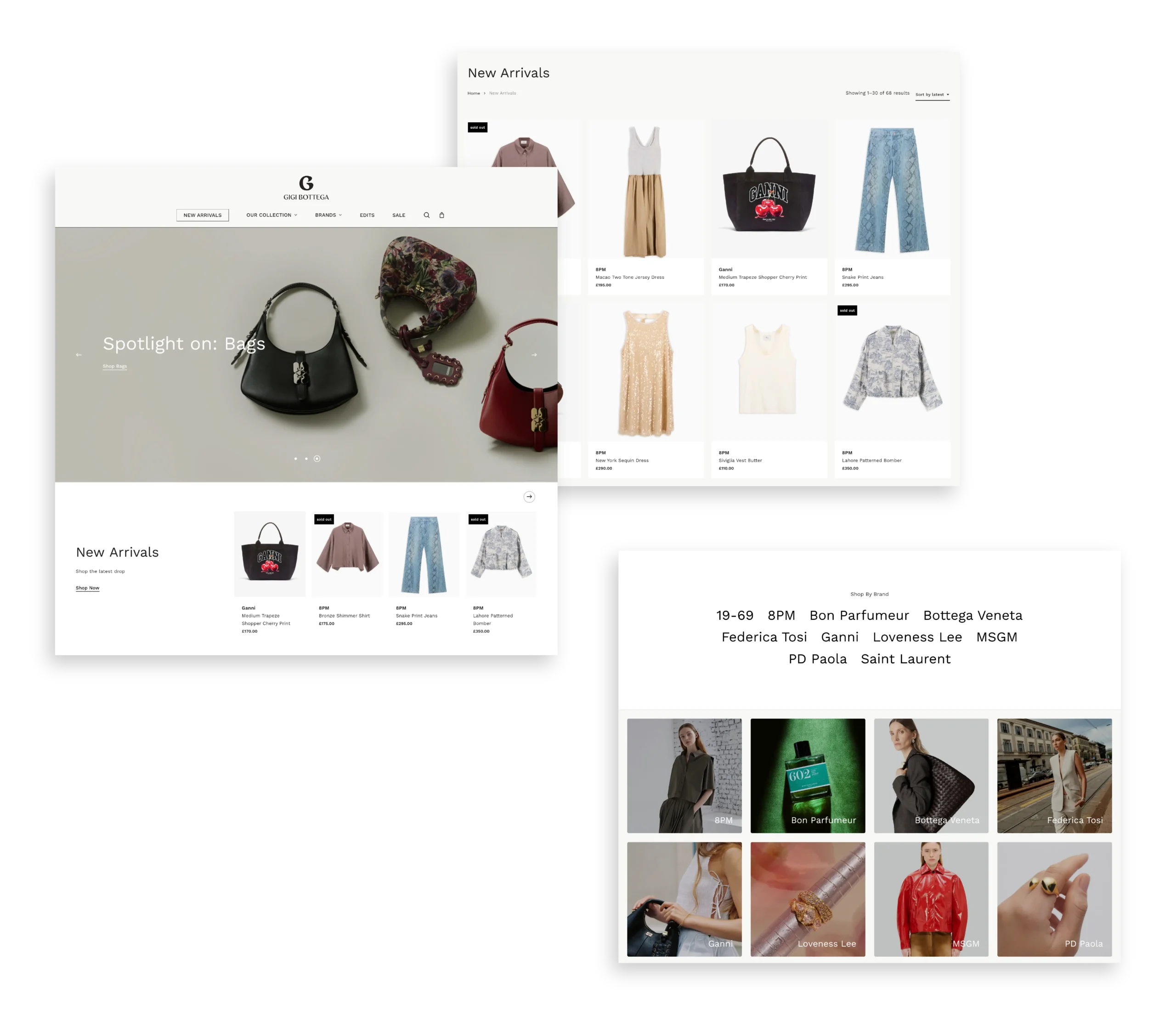 Gigi Bottega Website Redesign